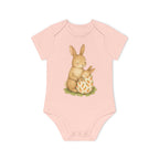 'Mama Bunny with Baby' babyrompertje met korte mouwen