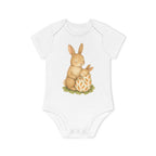 'Mama Bunny with Baby' babyrompertje met korte mouwen