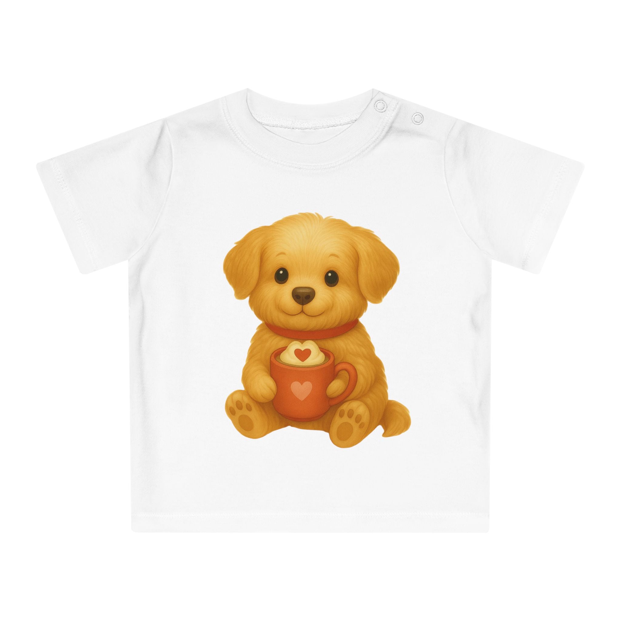 'Cup of love puppy' baby t-shirt