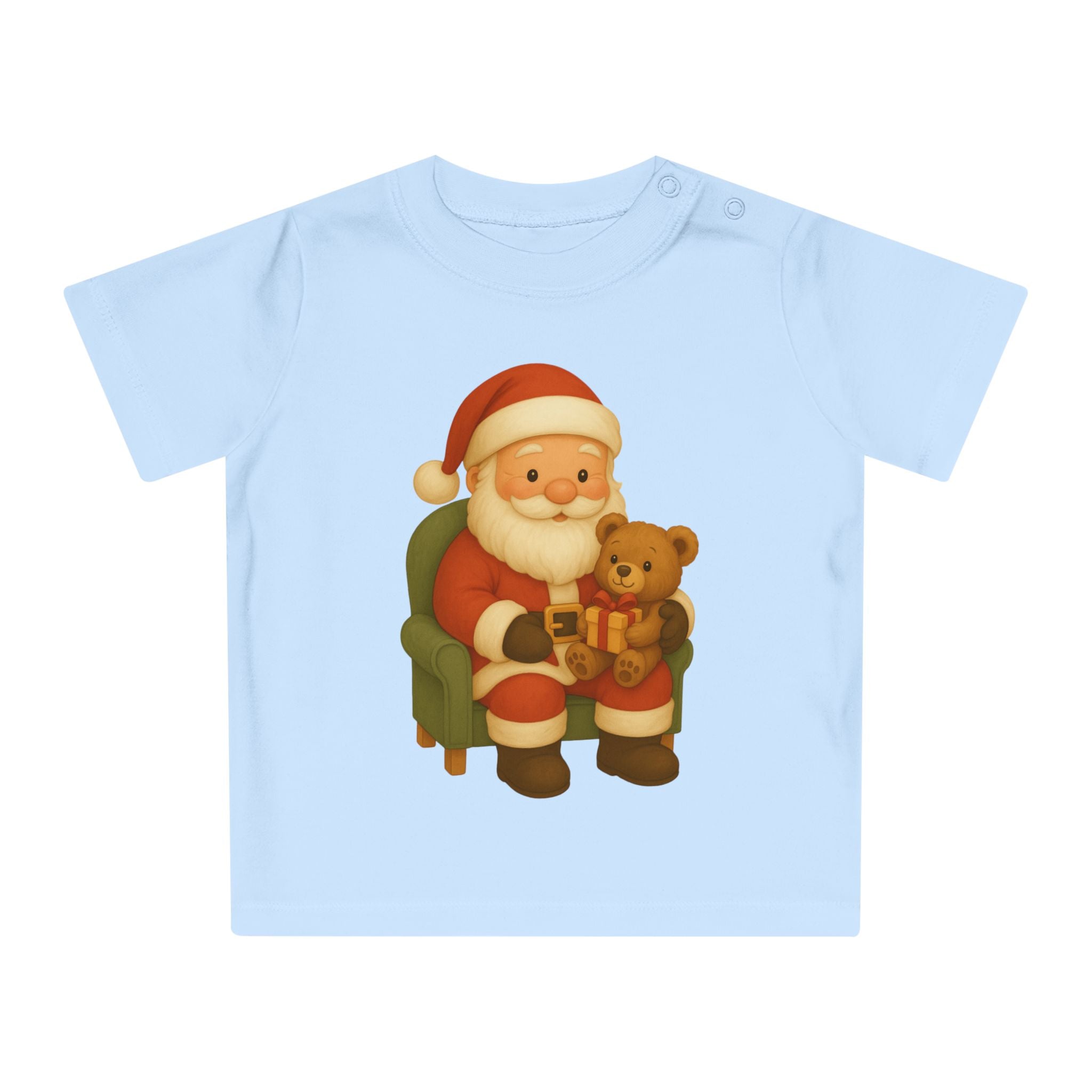 'Santa's Knuffeltijd' baby t-shirt