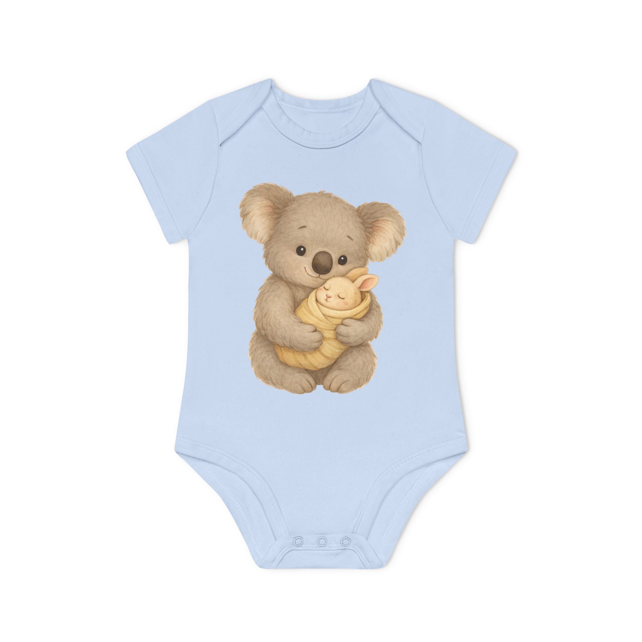'Koala with Baby Bunny' babyrompertje met korte mouwen
