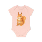 'Little Easter Squirrel' Babyrompertje met korte mouwen