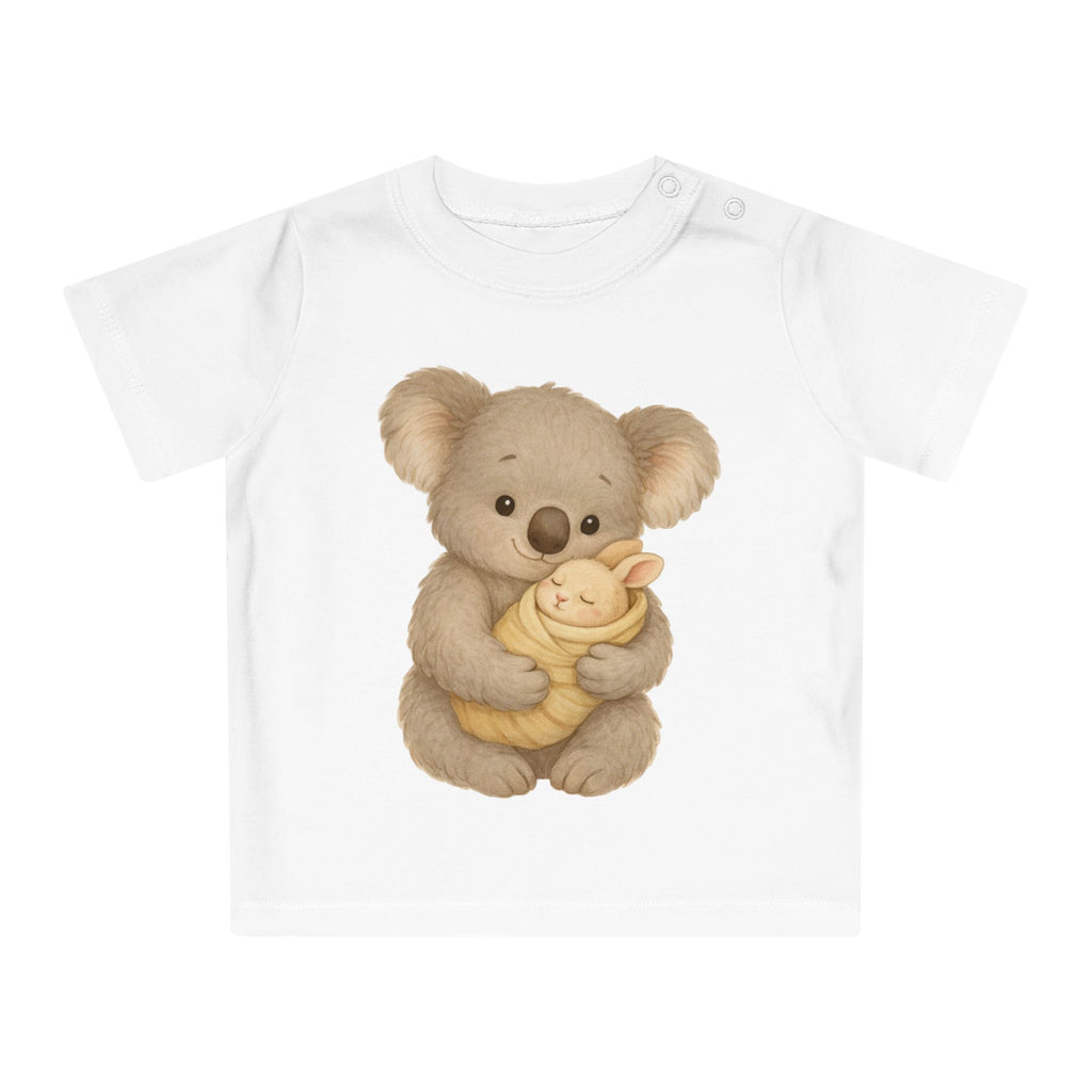 'Koala with Baby Bunny' baby T-shirt