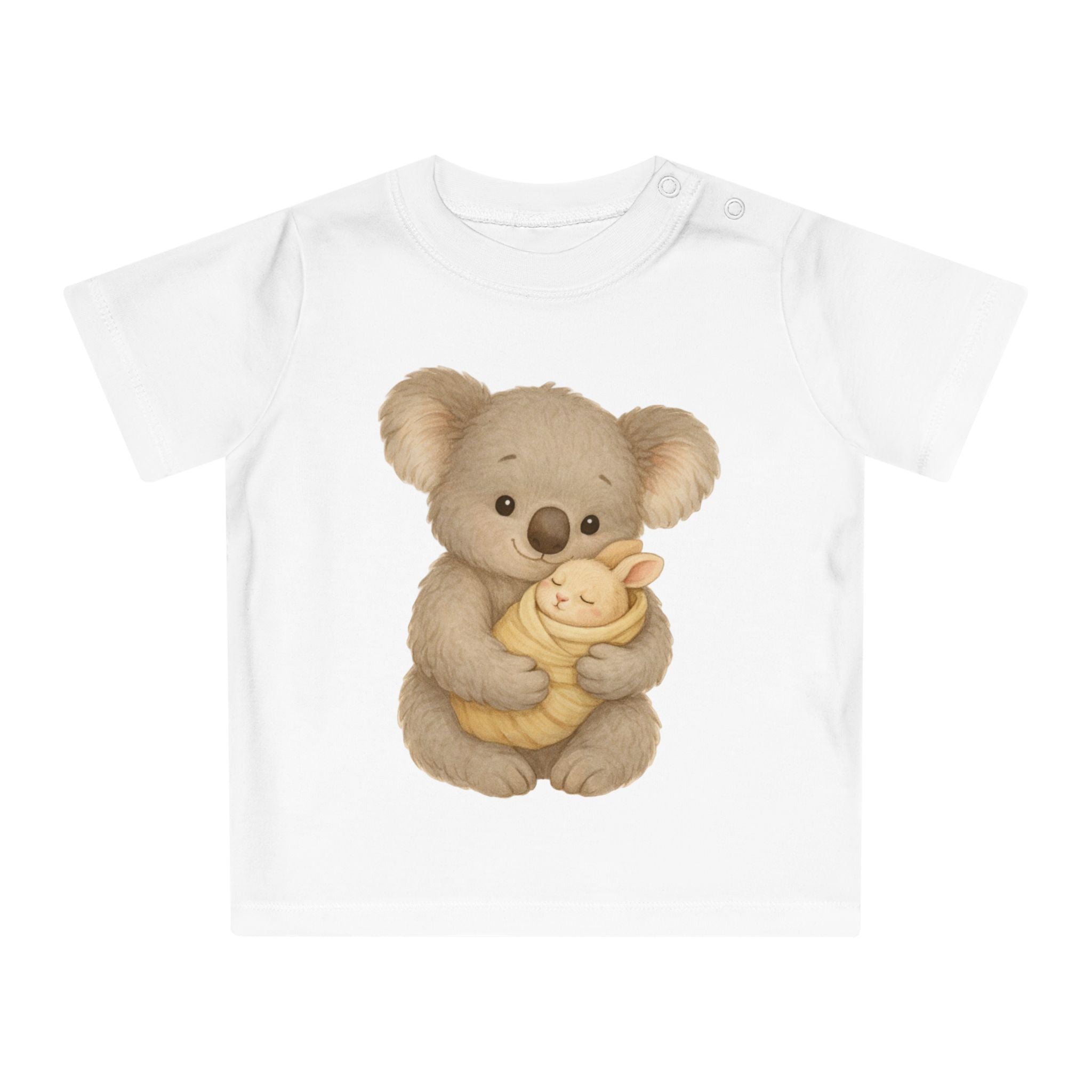 'Koala with Baby Bunny' baby T-shirt