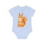 'Little Easter Squirrel' Babyrompertje met korte mouwen