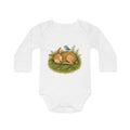 'Sleeping Fawn in the Forest' babyrompertje met lange mouwen