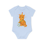 'Party Kitty Cutie' baby bodysuit short-sleeve