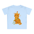 'Feestelijke lieve poes' baby-T-shirt