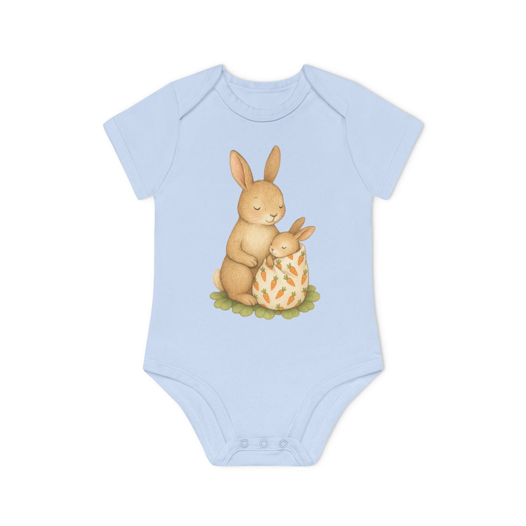 'Mama Bunny with Baby' babyrompertje met korte mouwen
