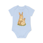 'Mama Bunny with Baby' babyrompertje met korte mouwen