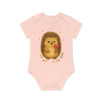 'Hedgehog with heart' Babyrompertje met korte mouwen