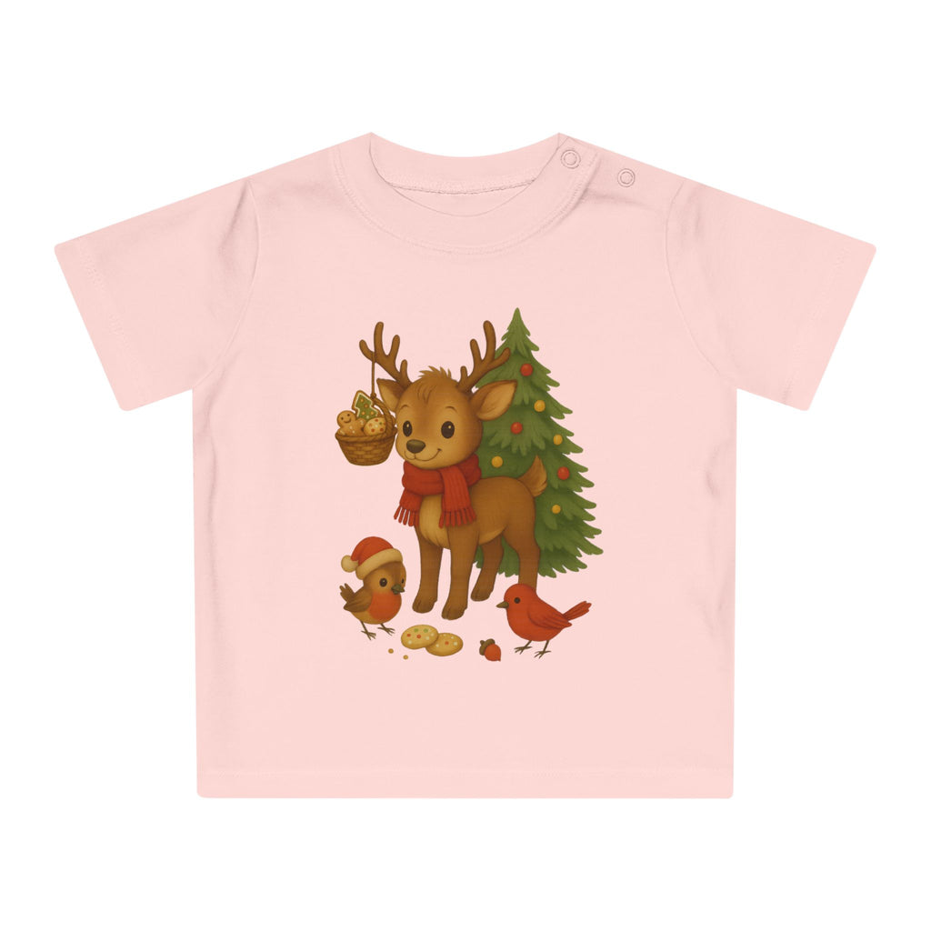 'Christmas cookies with love' baby t-shirt