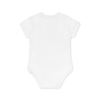 'Penguin with Cake having fun' baby bodysuit short-sleeve