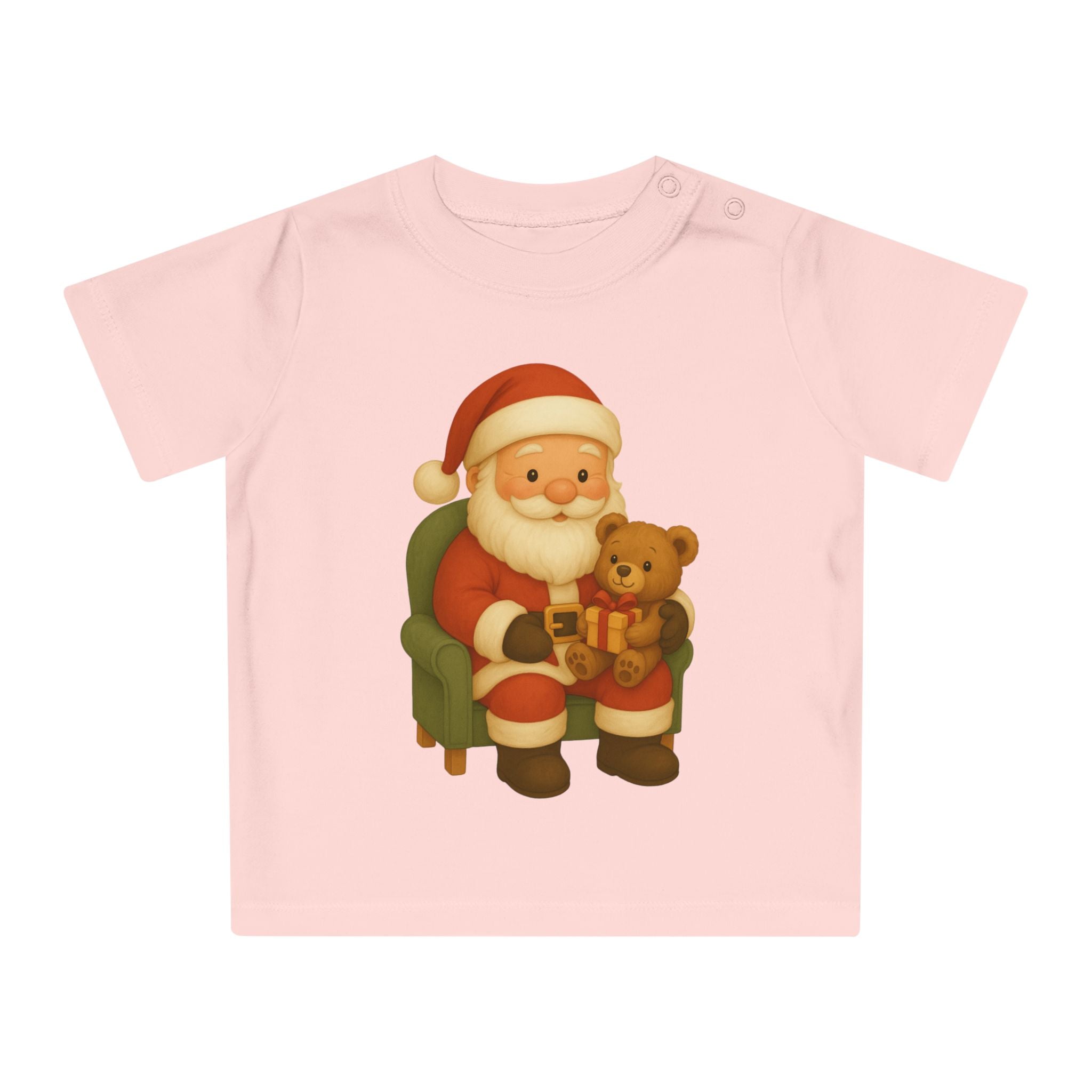 'Santa's Knuffeltijd' baby t-shirt
