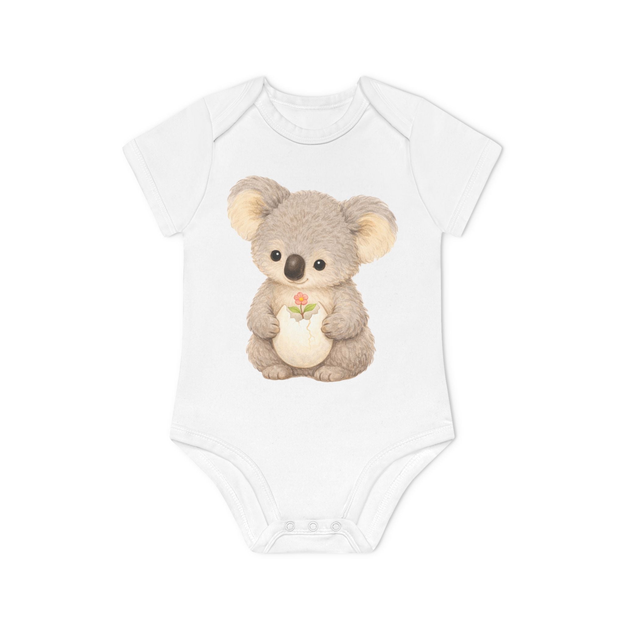 'Blossom Keeper Koala' babyrompertje met korte mouwen