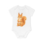 'Little Easter Squirrel' Babyrompertje met korte mouwen