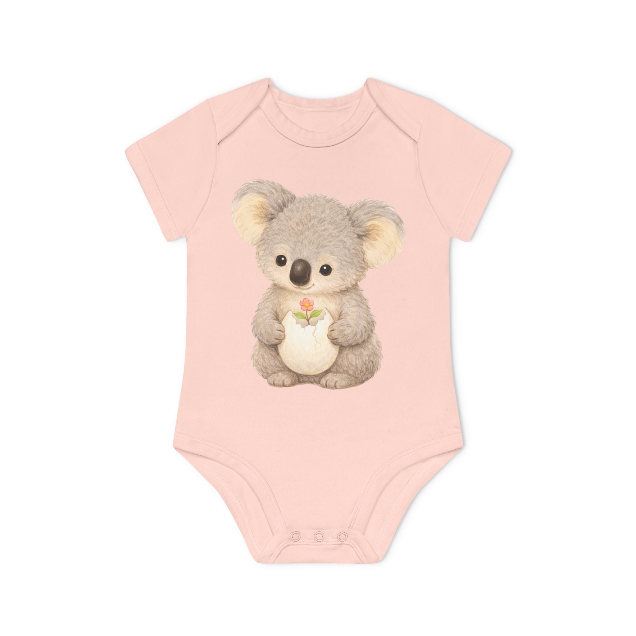 'Blossom Keeper Koala' babyrompertje met korte mouwen