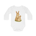 'Mama Bunny with Baby' babyrompertje met lange mouwen
