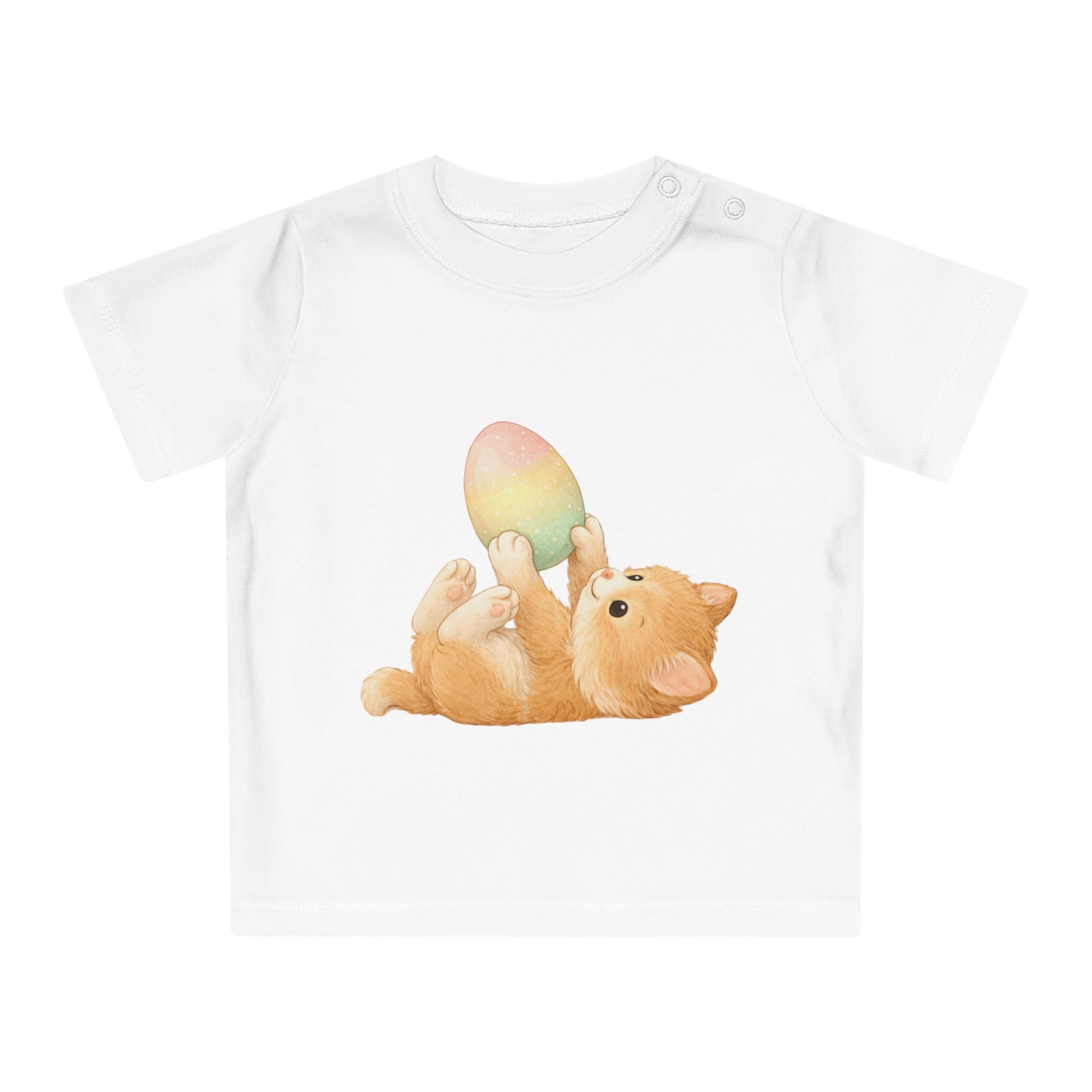'Playful Easter Kitten' baby t-shirt