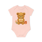'Teddy Bear Valentine' babyrompertje met korte mouwen