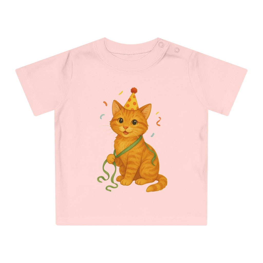 'Party Kitty Cutie' baby t-shirt