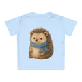 'Baby Boy Hedgehog with Blue Scarf' baby t-shirt