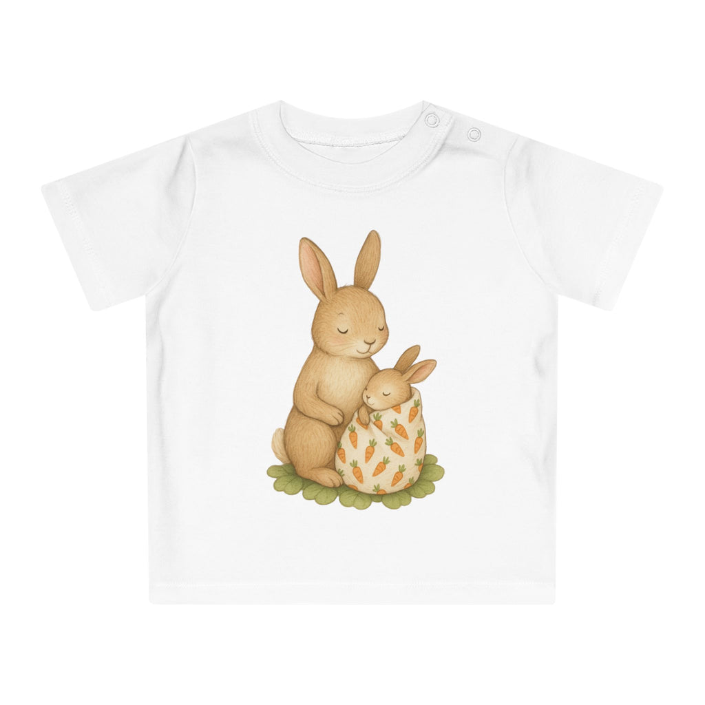 'Mama Bunny with Baby' baby t-shirt