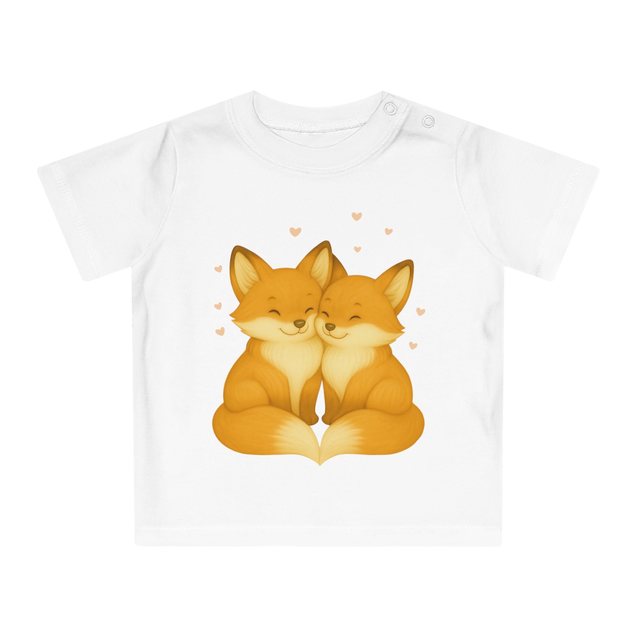 'Foxes in love' baby t-shirt