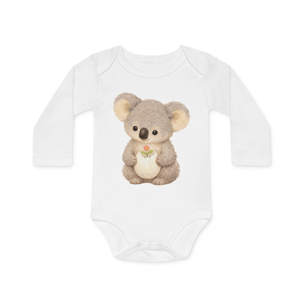 'Blossom Keeper Koala' babyrompertje met lange mouwen