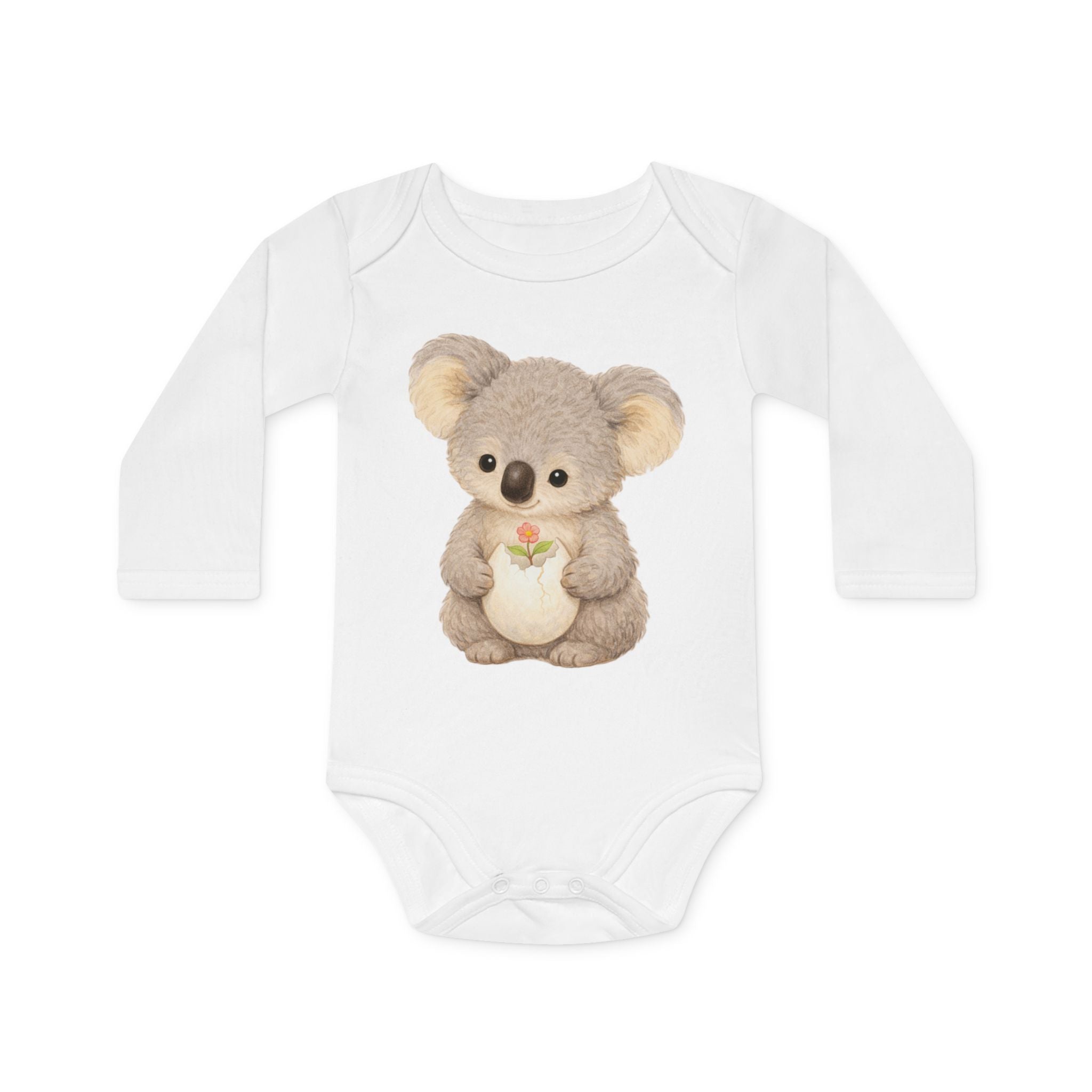 'Blossom Keeper Koala' babyrompertje met lange mouwen