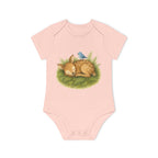 'Sleeping Fawn in the Forest' Babyrompertje met korte mouwen