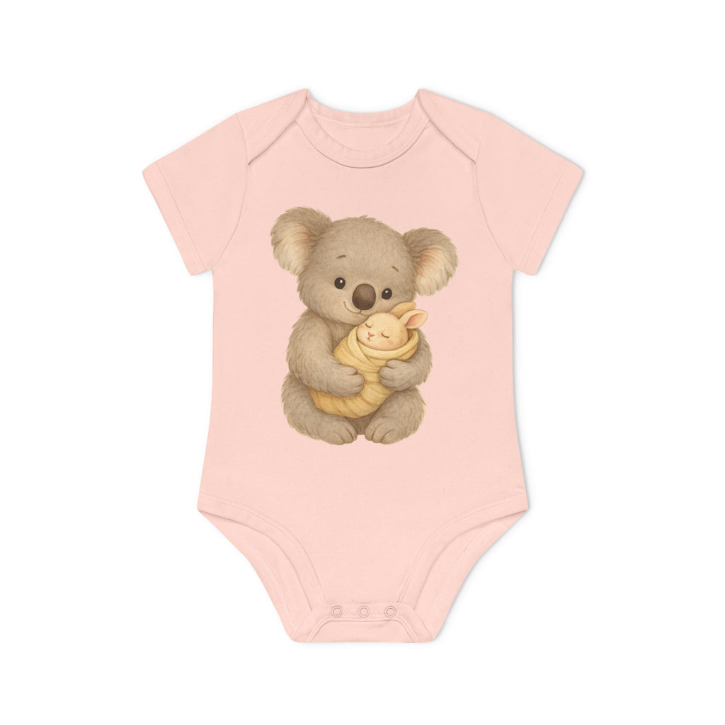 'Koala with Baby Bunny' babyrompertje met korte mouwen