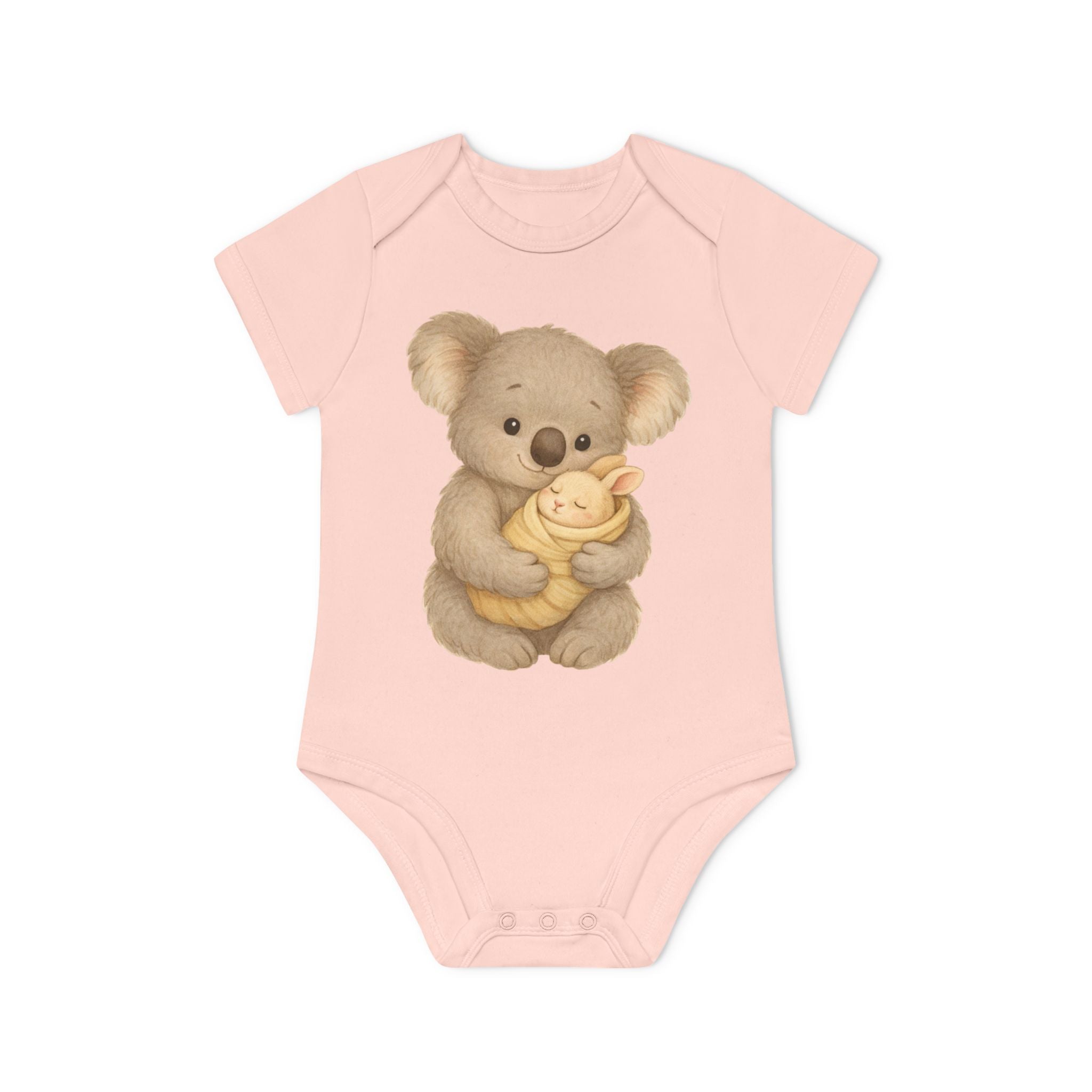 'Koala with Baby Bunny' babyrompertje met korte mouwen