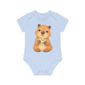 'Little Capybara with Pacifier' babyrompertje met korte mouwen