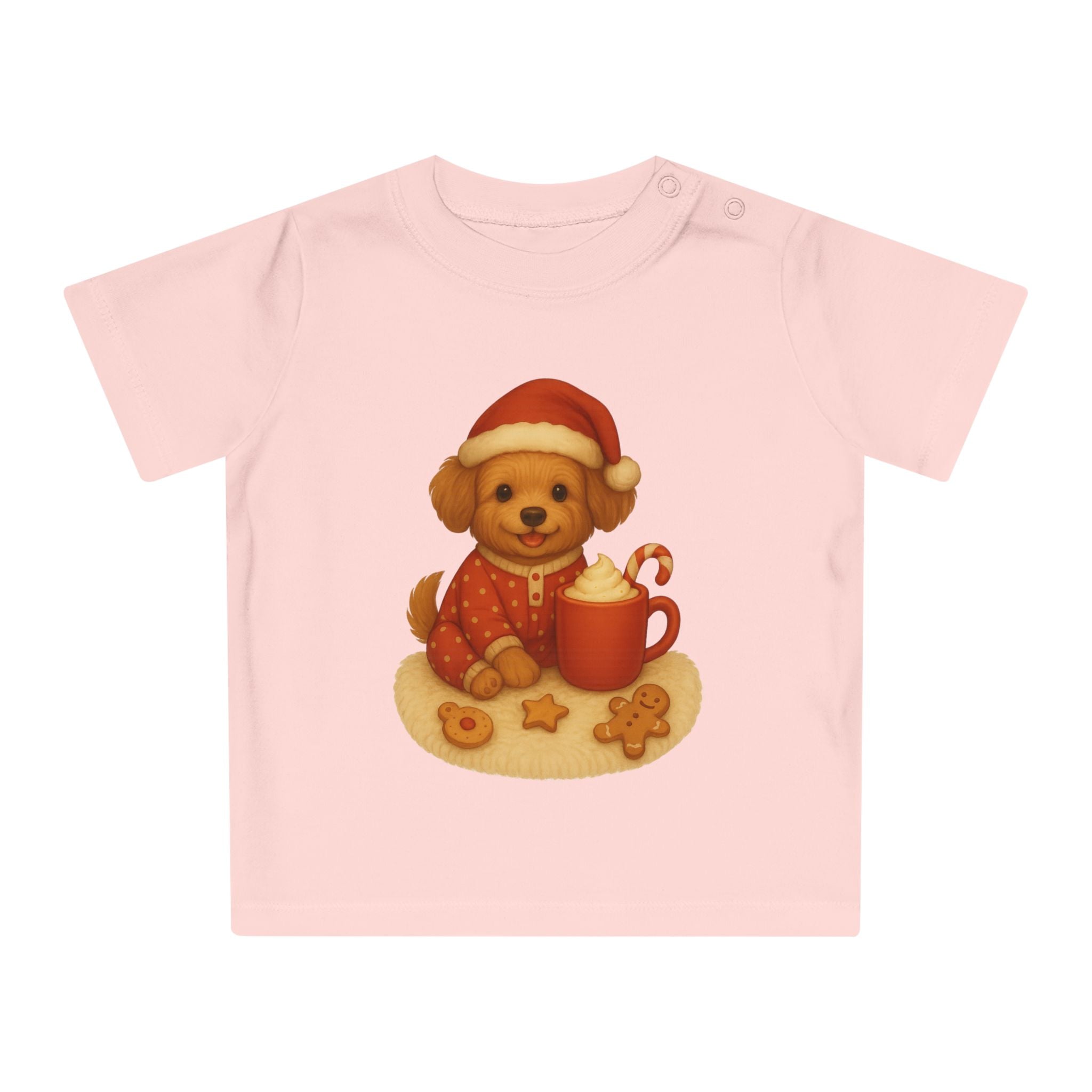 'Kerstpuppy' Baby t-shirt