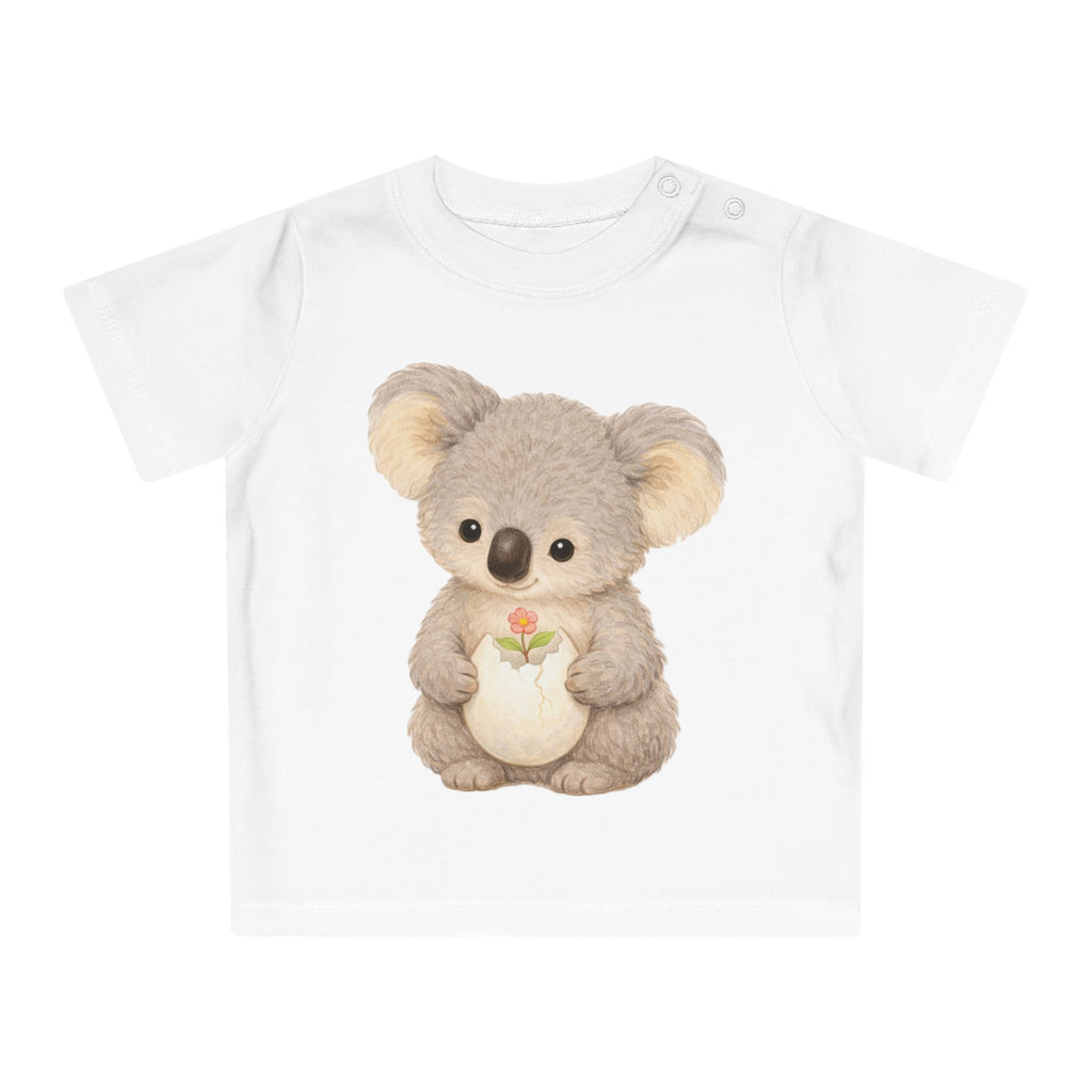 'Blossom Keeper Koala' baby t-shirt