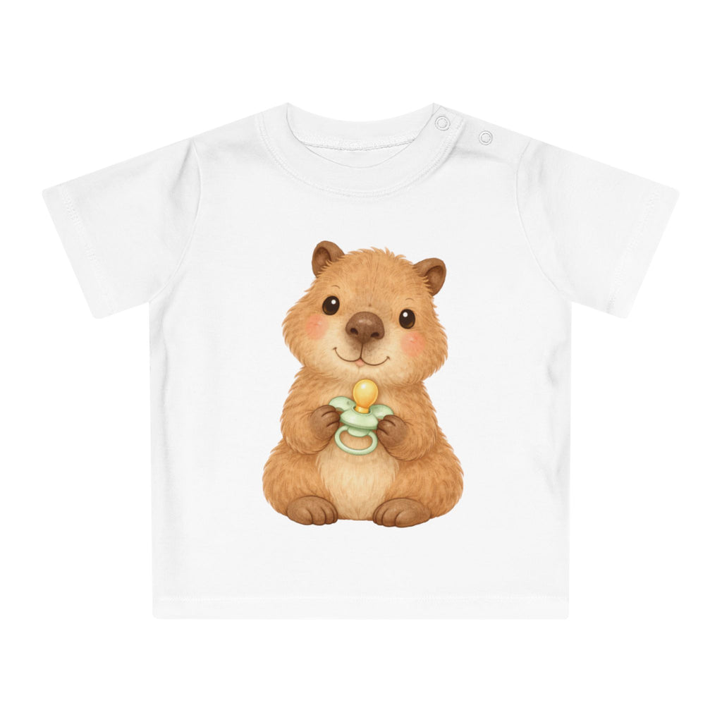 'Little Capybara with Pacifier' Baby T-shirt
