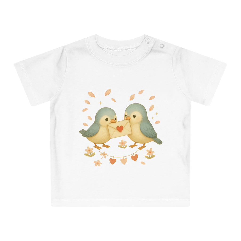 'Lovebirds' baby t-shirt