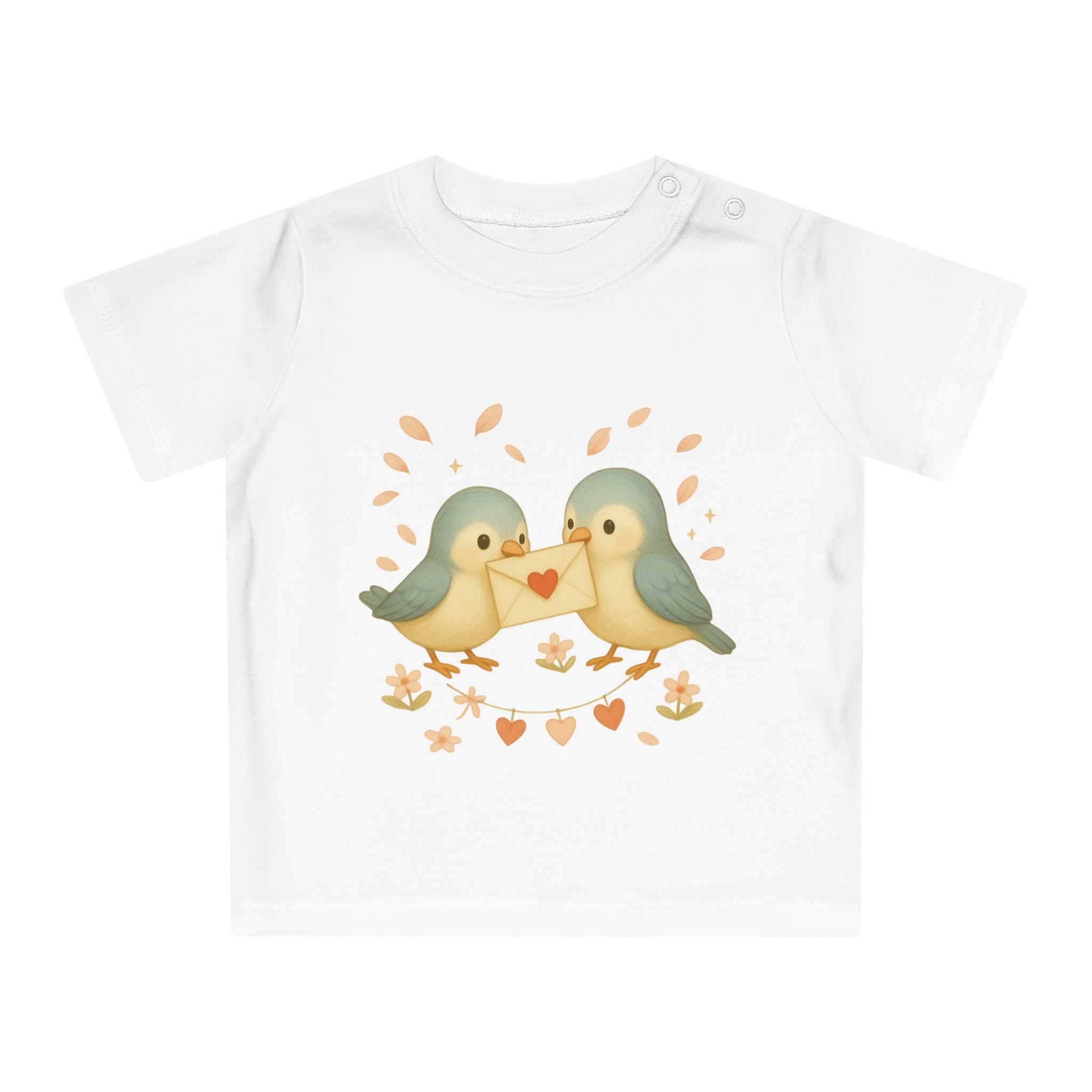 'Lovebirds' baby t-shirt