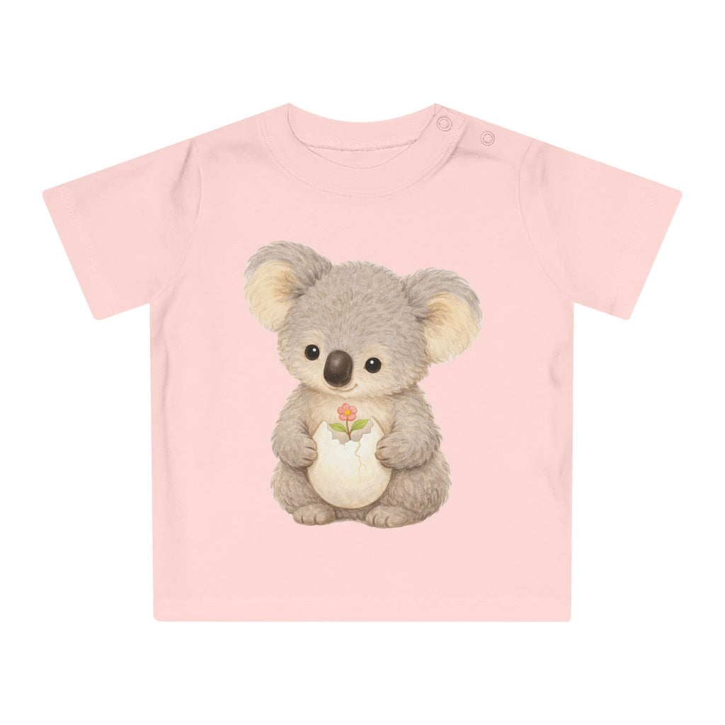 'Blossom Keeper Koala' baby t-shirt