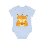 'Foxes in love' Babyrompertje met korte mouwen