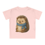 'Baby Boy Hedgehog with Blue Scarf' baby t-shirt