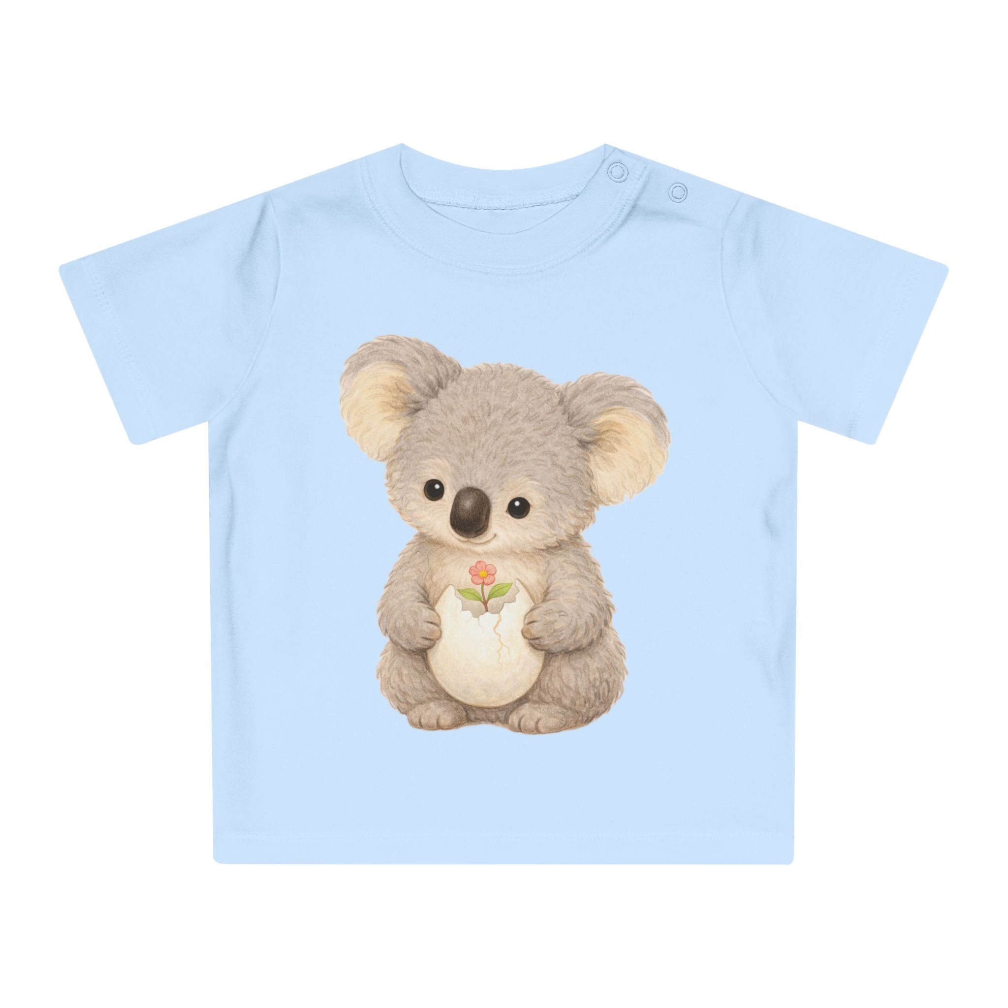 'Blossom Keeper Koala' baby t-shirt