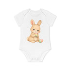 'Little Bunny’s First Easter Egg' Babyrompertje met korte mouwen