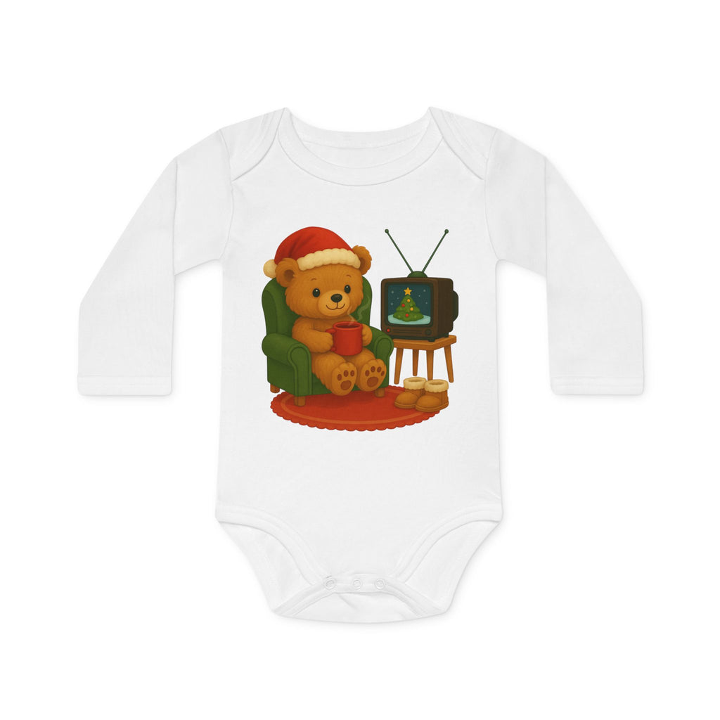 'Gezellige kerstbeer' baby longsleeve