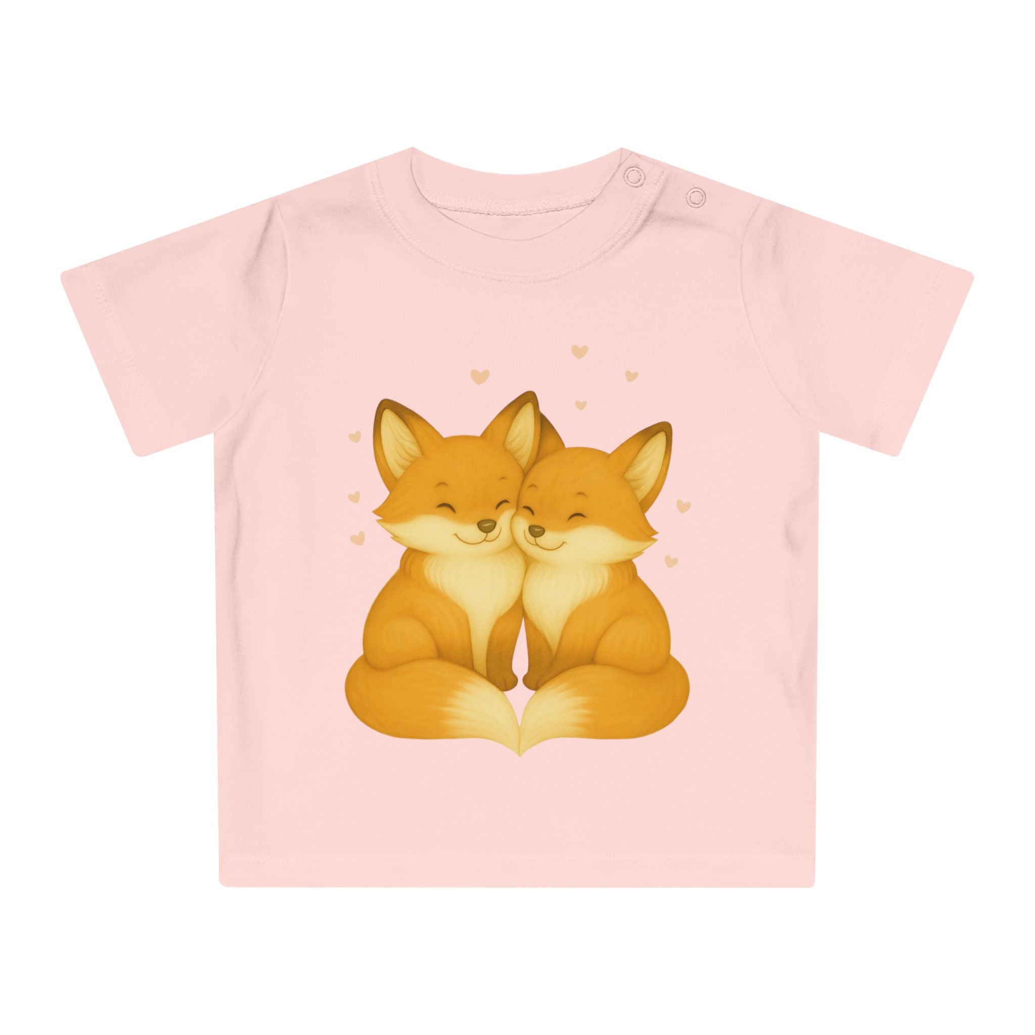 'Foxes in love' baby t-shirt