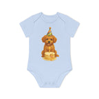 'Puppy Birthday Party' baby bodysuit short-sleeve