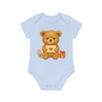 'Teddy Bear Valentine' babyrompertje met korte mouwen