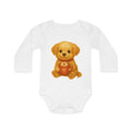 'Cup of love puppy' baby bodysuit long-sleeve