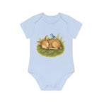 'Sleeping Fawn in the Forest' Babyrompertje met korte mouwen